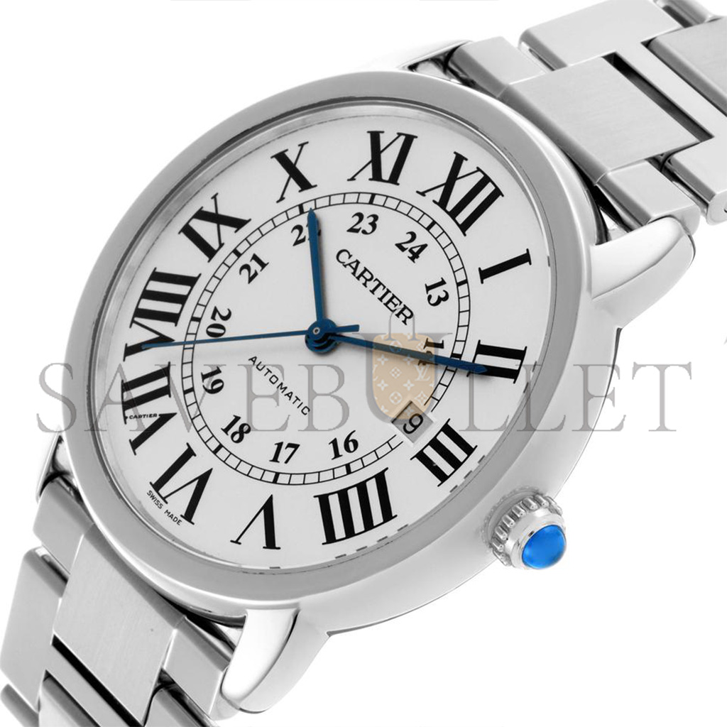 Ca*t*er ronde solo de Ca*t*er xl silver dial automatic steel watch w6701011